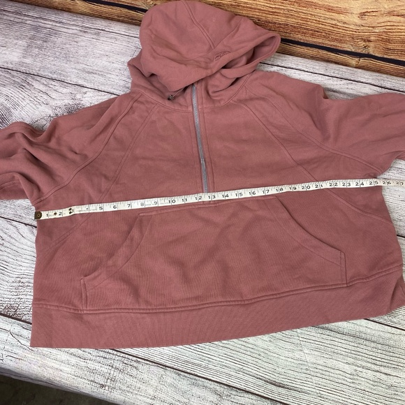 Lululemon Brier Rose Scuba Oversized Half-Zip Hoodie - Picture 5 of 9